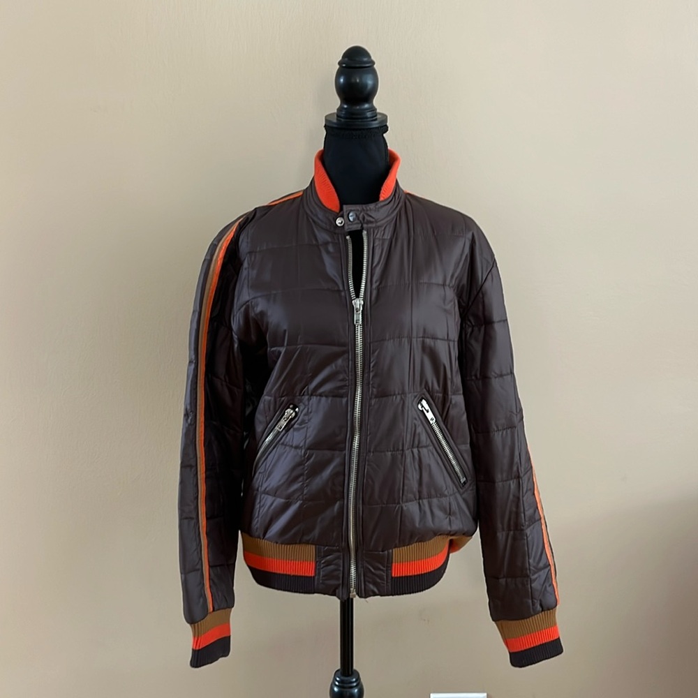 Vintage nylon bomber jacket 70’s. Large